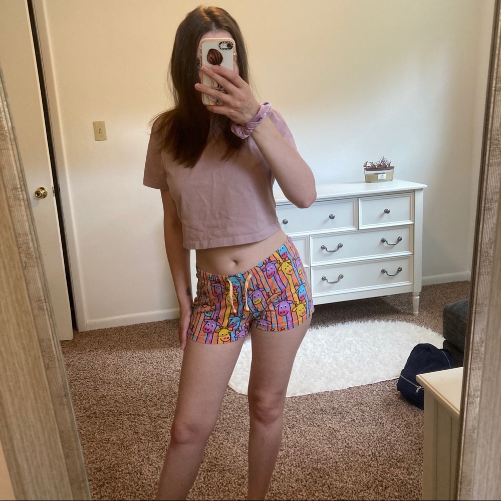 Stripe lounge shorts